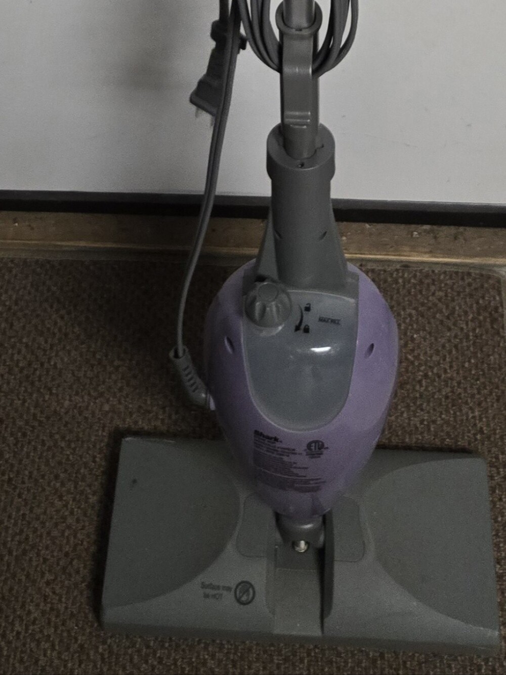 SHARK Steam Mop - Purple and Gray Portable Floor Cleaner